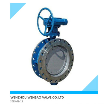 Triple Eccentric Metal Seated Flanged Butterfly Valve Dn500 Price